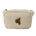Boxer Embroidered Crossbody Bag