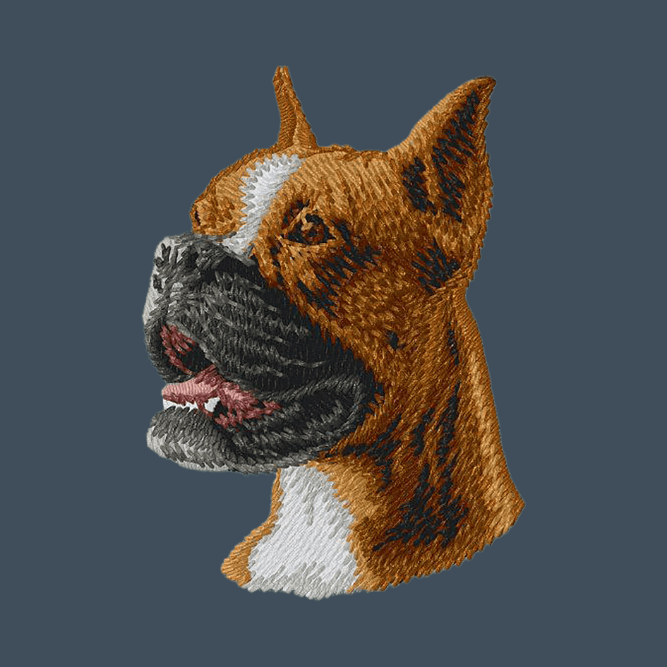 Boxer Embroidered Baseball Cap