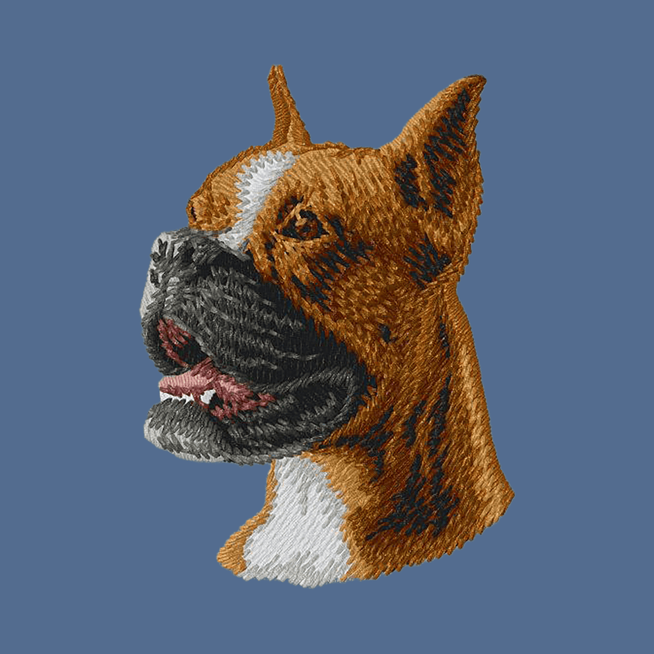 Boxer Embroidered Baseball Cap