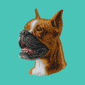 Boxer Embroidered Baseball Cap