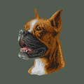 Boxer Embroidered Baseball Cap