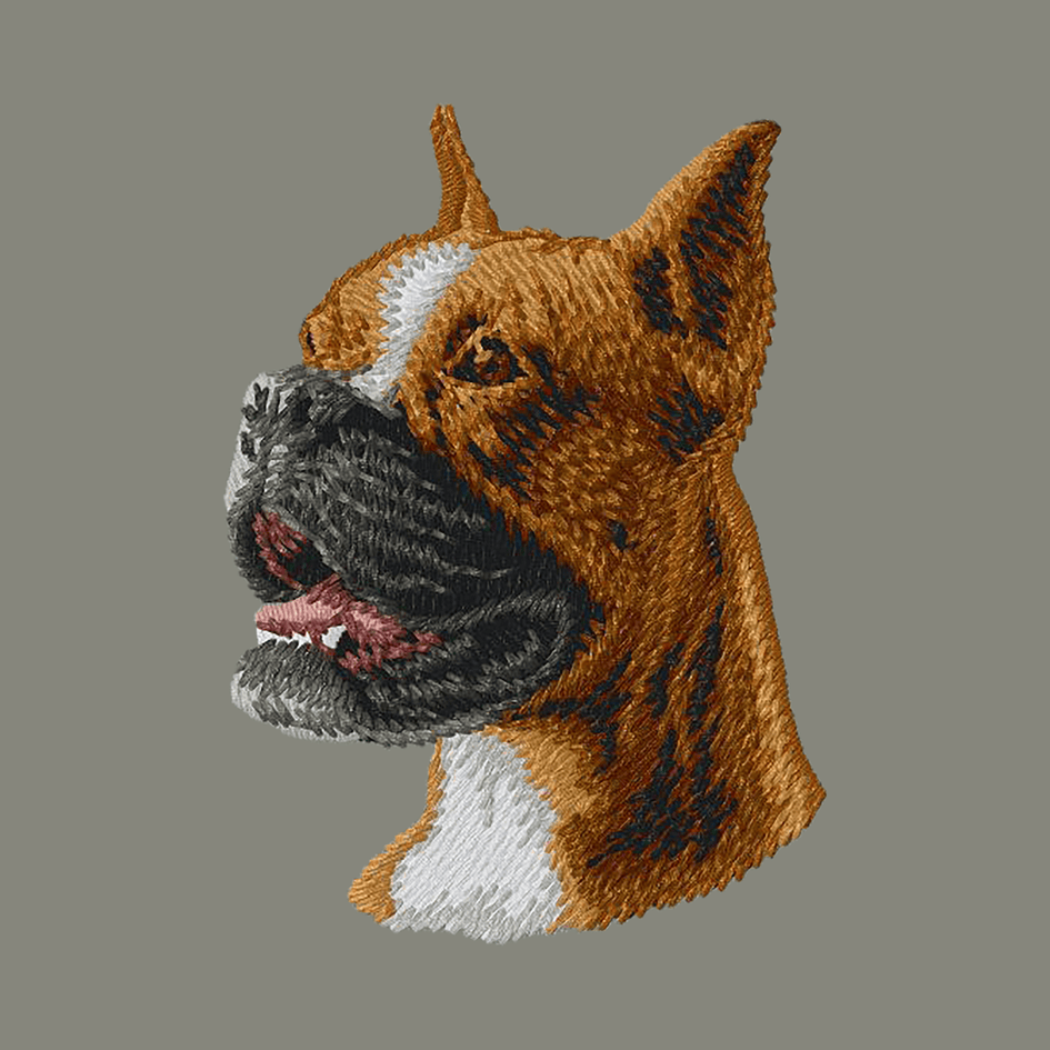 Boxer Embroidered Baseball Cap