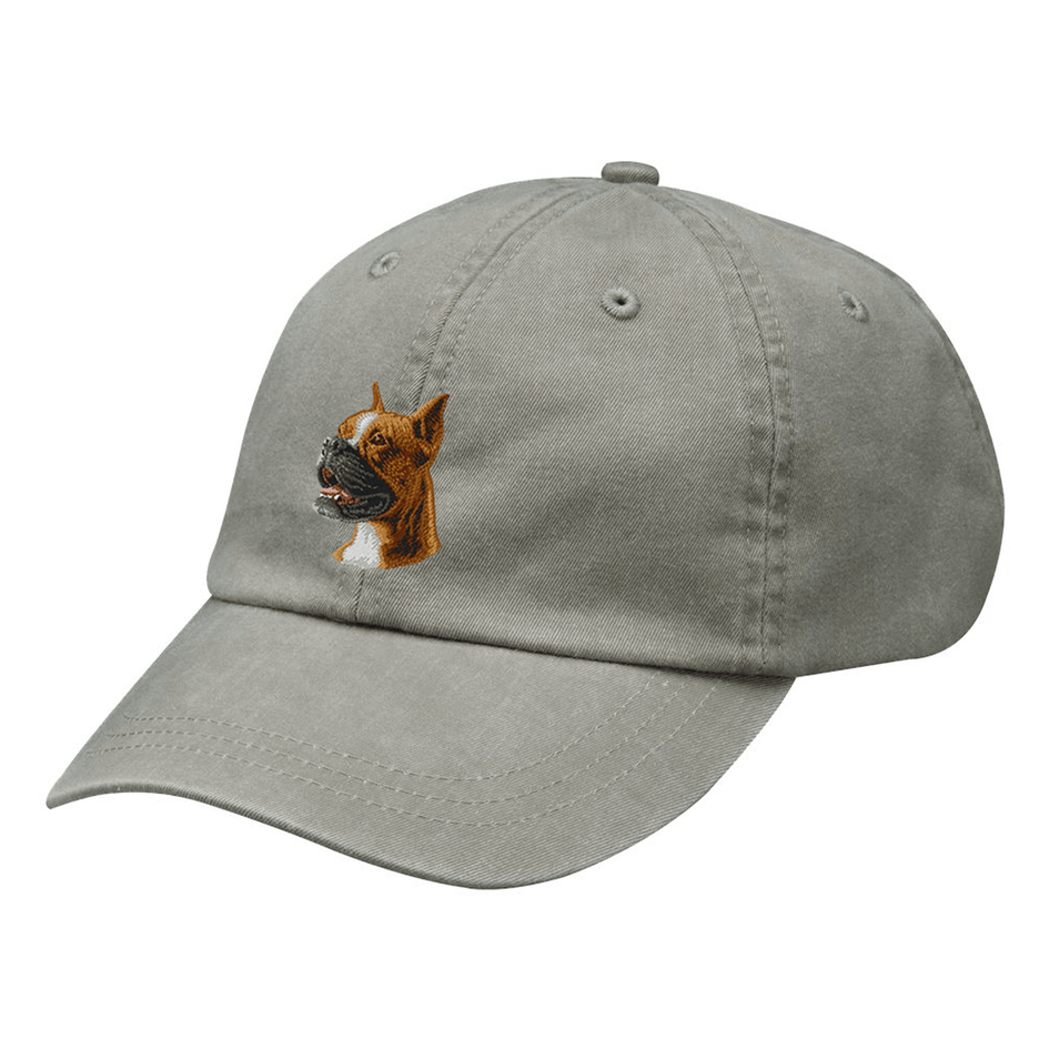 Boxer Embroidered Baseball Cap