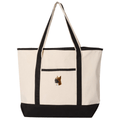 Boxer Embroidered Tote