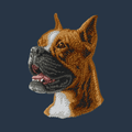 Boxer Embroidered Wearable Blanket