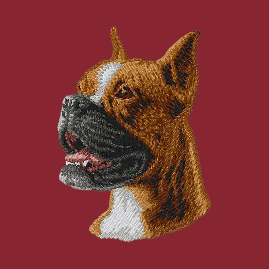 Boxer Embroidered Wearable Blanket