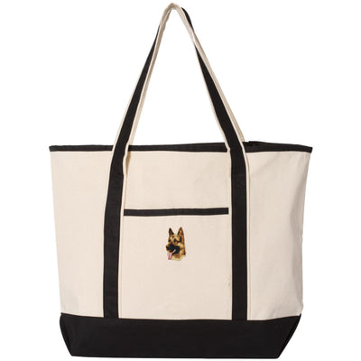German Shepherd Dog Embroidered Tote