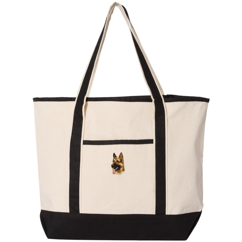 German Shepherd Dog Embroidered Tote