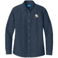 Dalmatian Embroidered Women's Denim Shirt