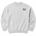 Dalmatian Embroidered Mock Neck Sweatshirt