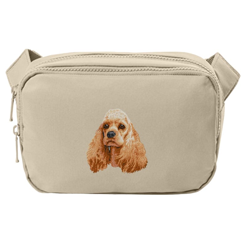 Cocker Spaniel Embroidered Crossbody Bag