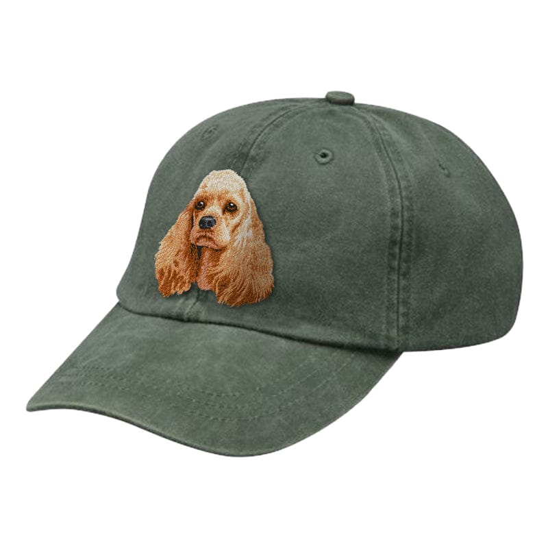 Cocker Spaniel Embroidered Baseball Cap