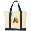 Cocker Spaniel Embroidered Tote