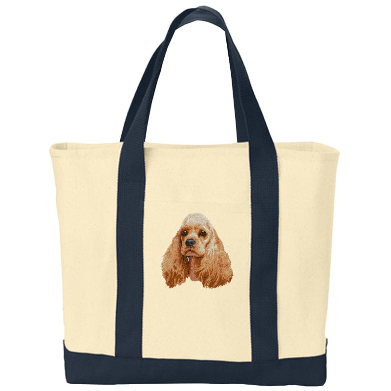 Cocker Spaniel Embroidered Tote