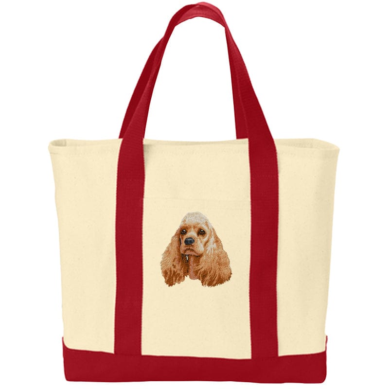 Cocker Spaniel Embroidered Tote