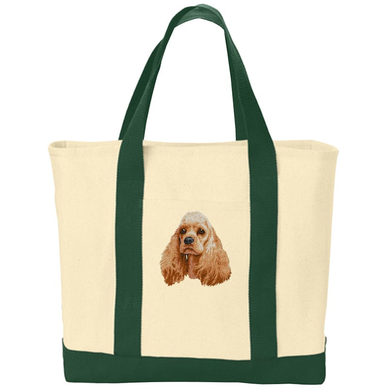 Cocker Spaniel Embroidered Tote