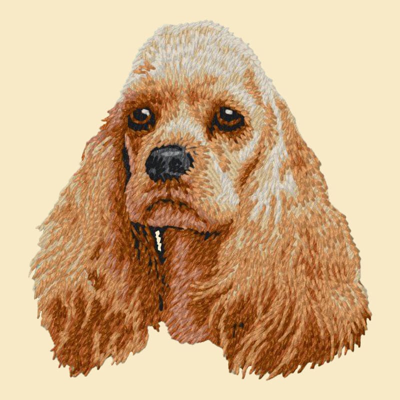 Cocker Spaniel Embroidered Tote