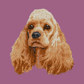 Cocker Spaniel Embroidered Classic Long Sleeve Shirt