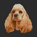 Cocker Spaniel Embroidered Classic Long Sleeve Shirt