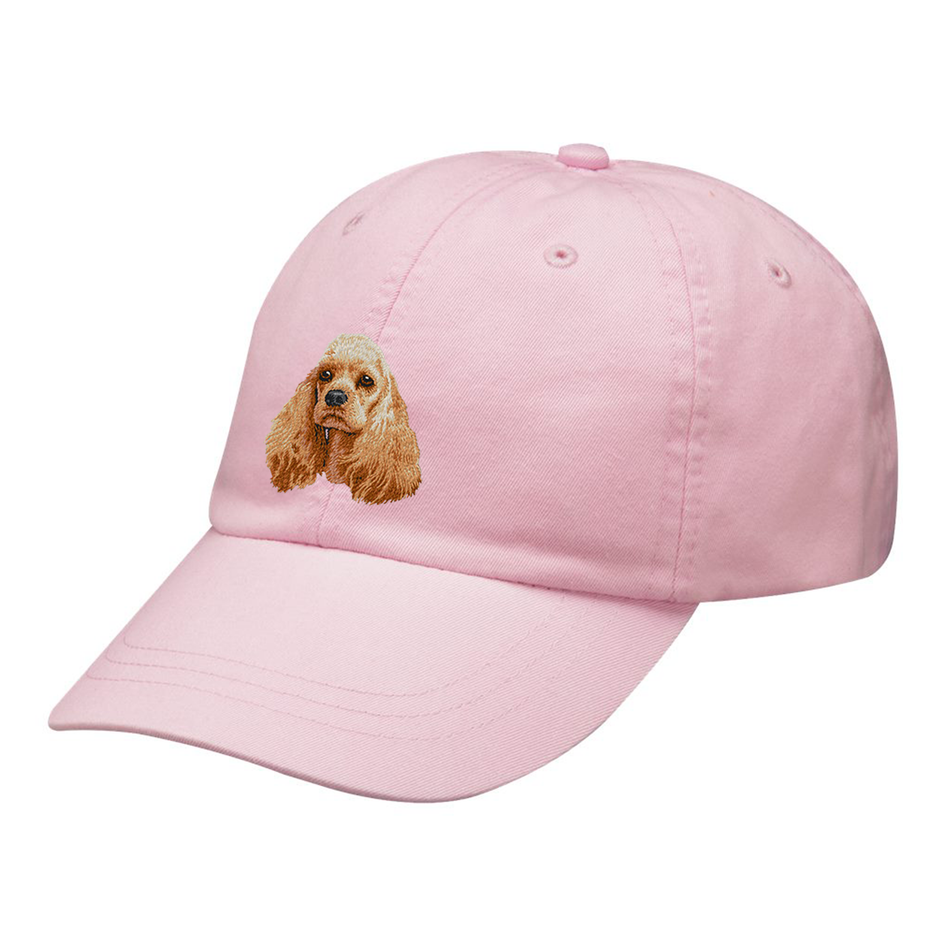 Cocker Spaniel Embroidered Baseball Cap