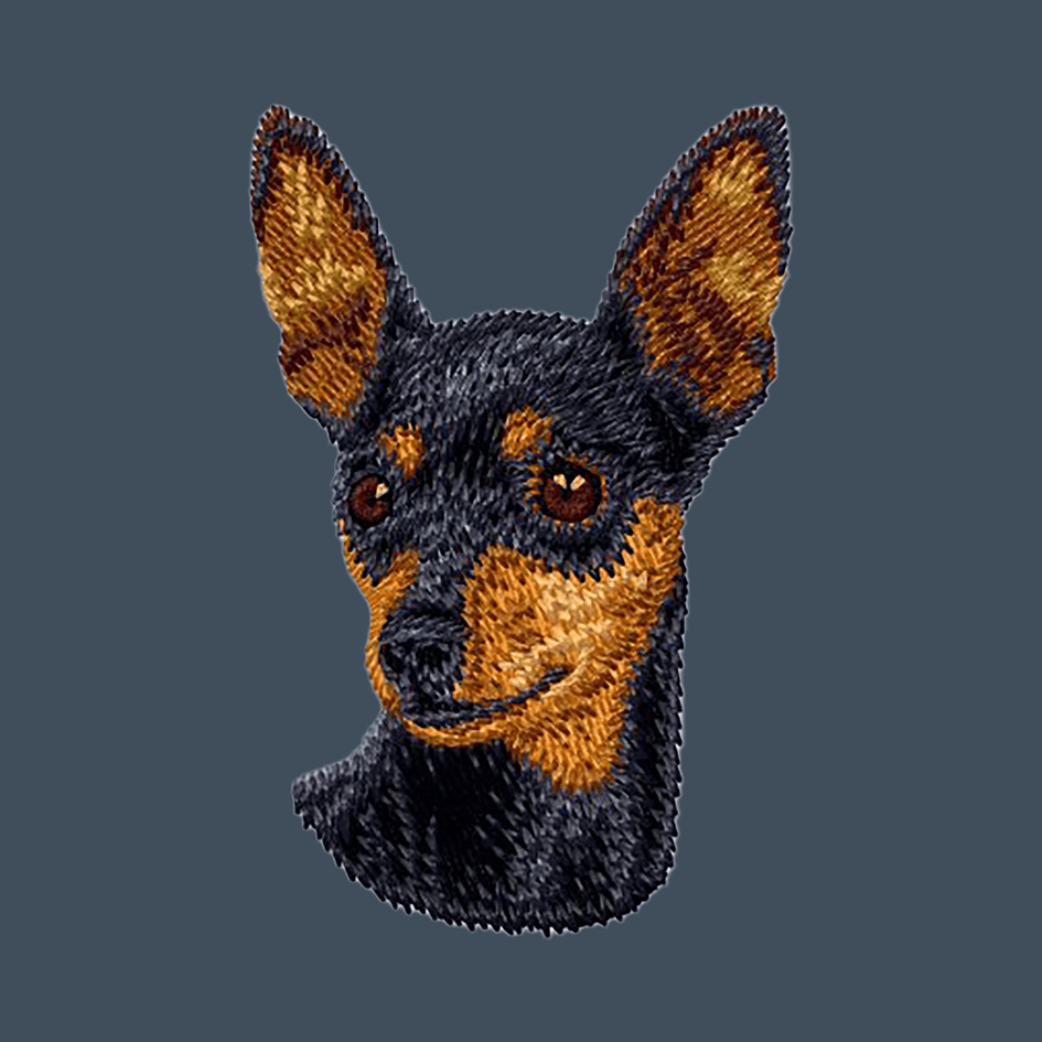 Miniature Pinscher Embroidered Baseball Cap