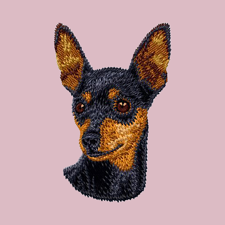 Miniature Pinscher Embroidered Baseball Cap