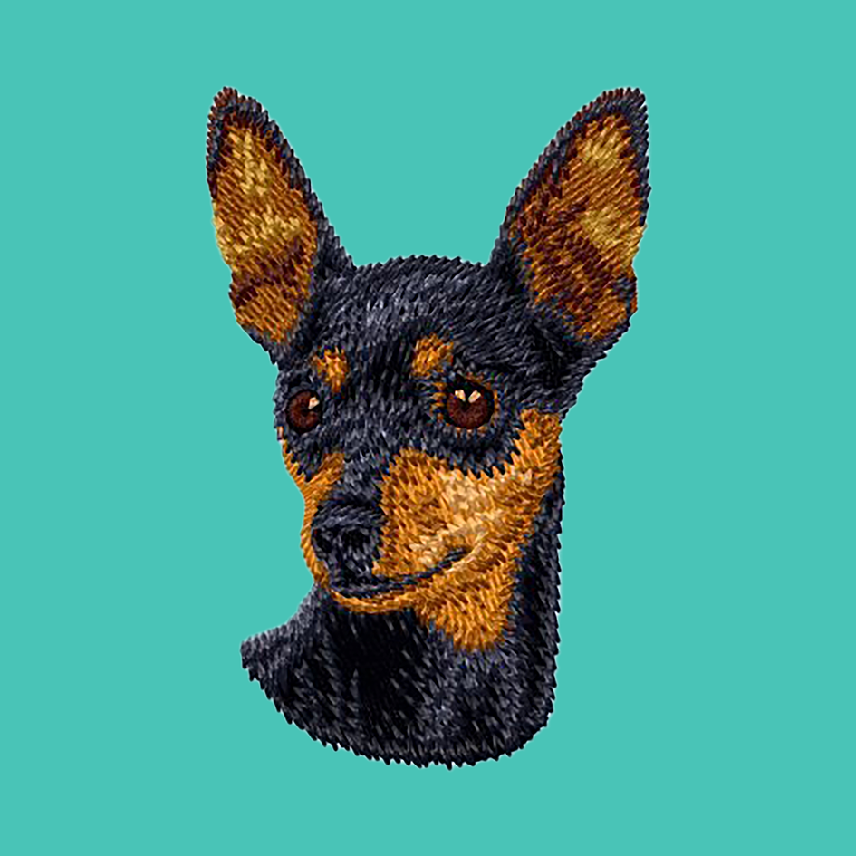Miniature Pinscher Embroidered Baseball Cap