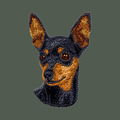 Miniature Pinscher Embroidered Baseball Cap