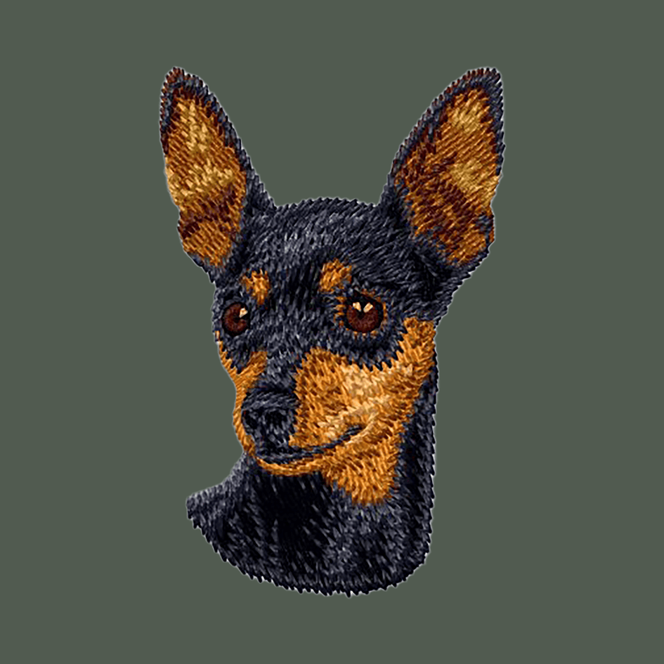 Miniature Pinscher Embroidered Baseball Cap