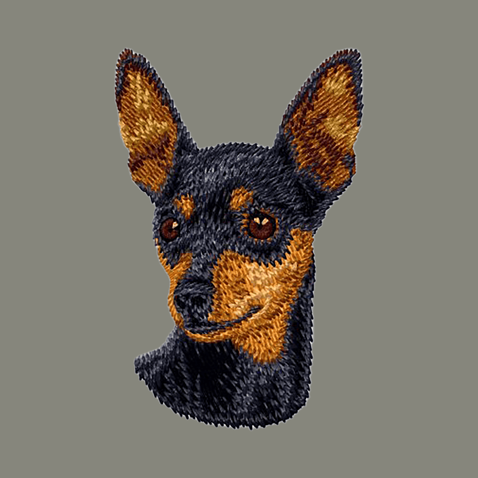 Miniature Pinscher Embroidered Baseball Cap