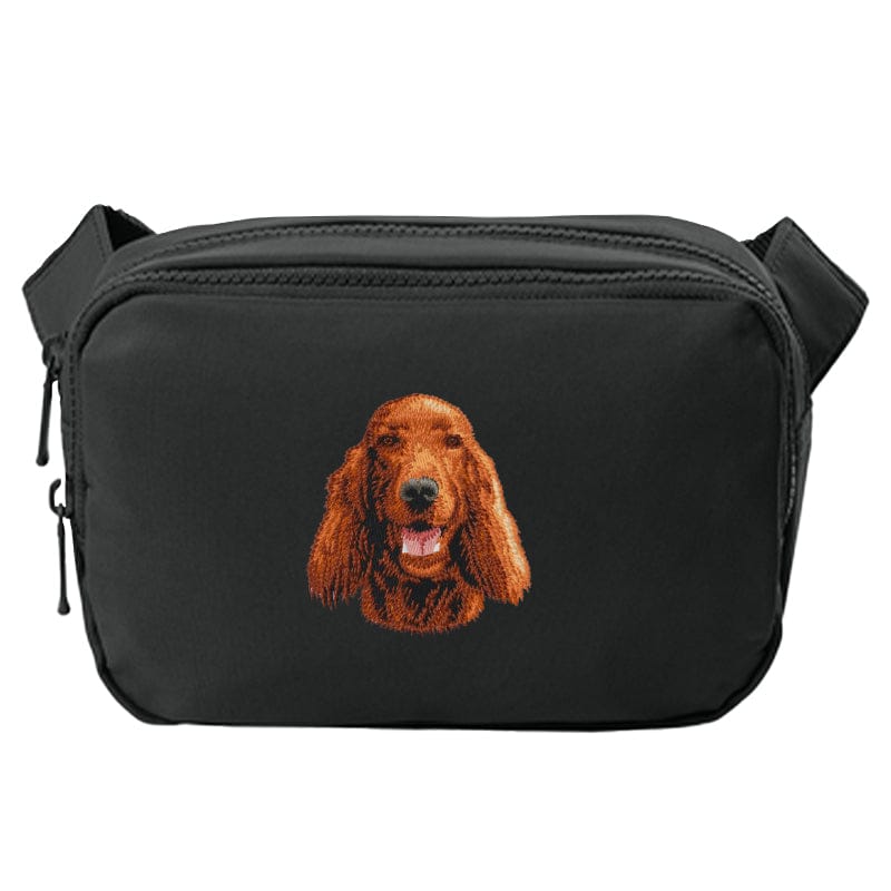 Irish Setter Embroidered Crossbody Bag