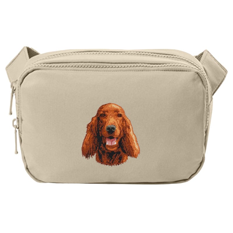 Irish Setter Embroidered Crossbody Bag