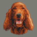 Irish Setter Embroidered Wearable Blanket
