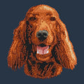 Irish Setter Embroidered Wearable Blanket
