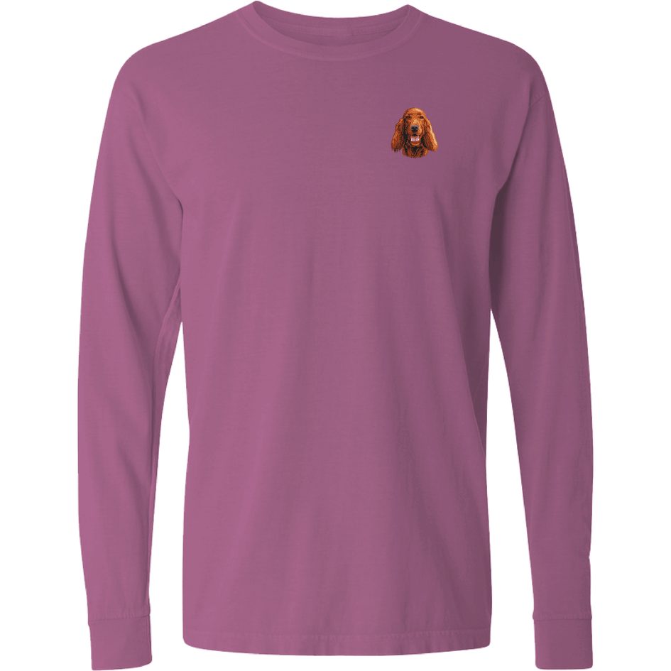 Irish Setter Embroidered Classic Long Sleeve Shirt
