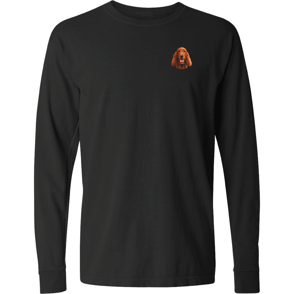 Irish Setter Embroidered Classic Long Sleeve Shirt