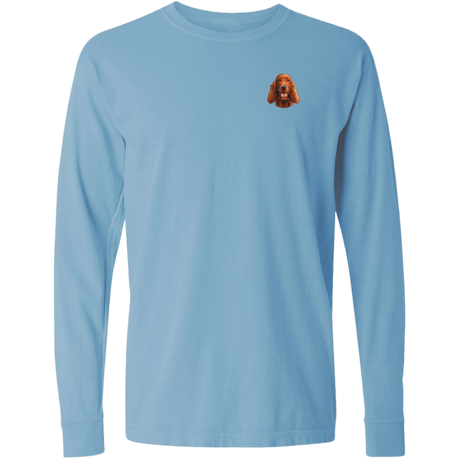 Irish Setter Embroidered Classic Long Sleeve Shirt