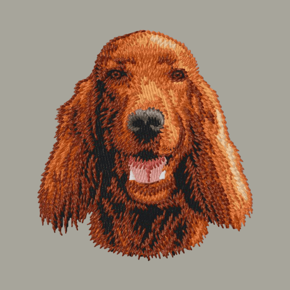 Irish Setter Embroidered Classic Long Sleeve Shirt