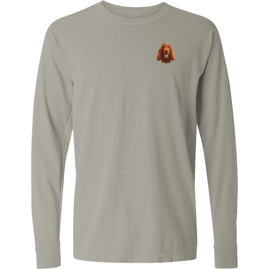 Irish Setter Embroidered Classic Long Sleeve Shirt