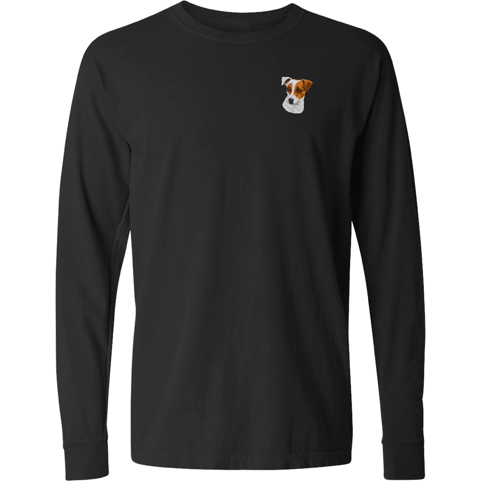 Parson Russell Terrier Embroidered Classic Long Sleeve Shirt
