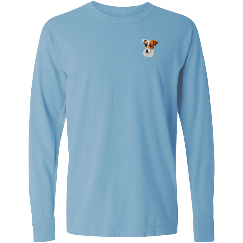 Parson Russell Terrier Embroidered Classic Long Sleeve Shirt
