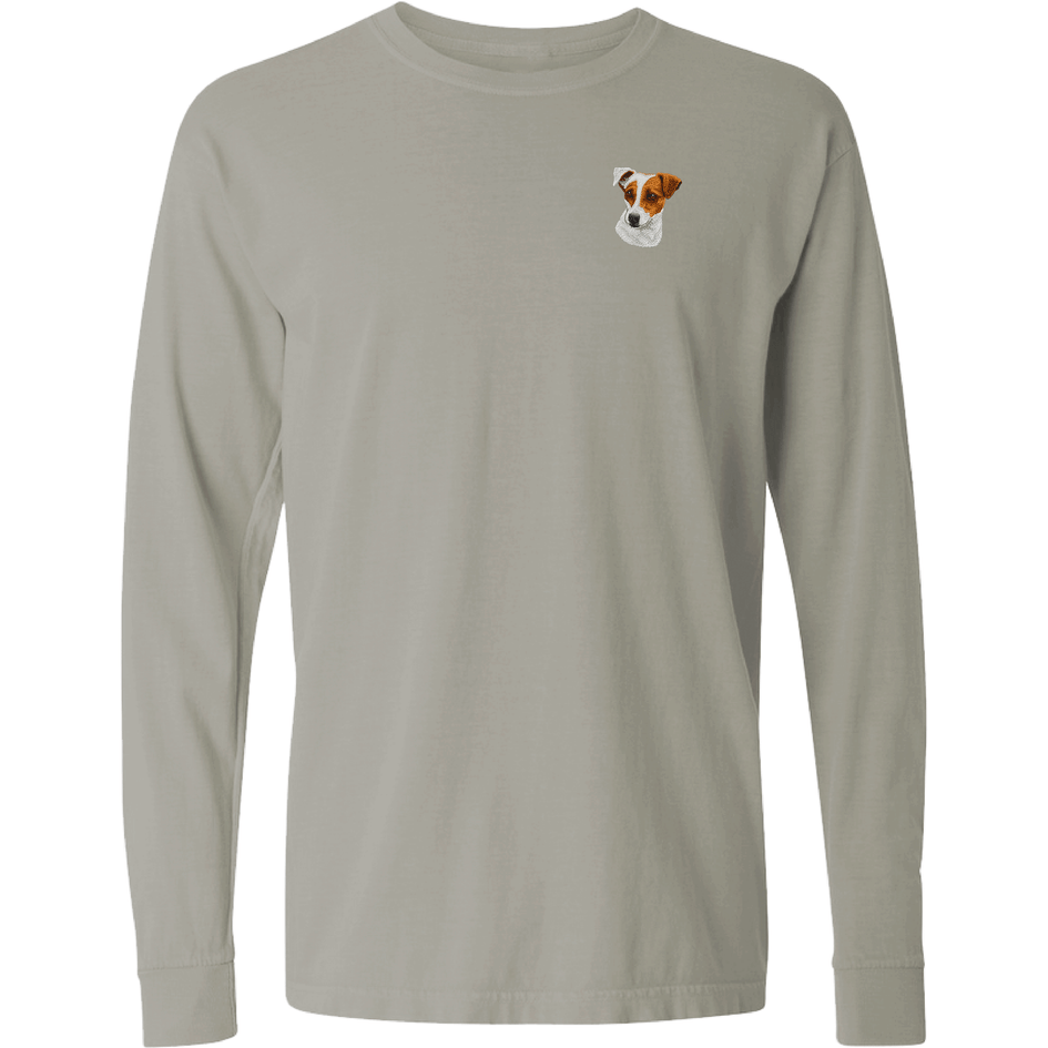 Parson Russell Terrier Embroidered Classic Long Sleeve Shirt