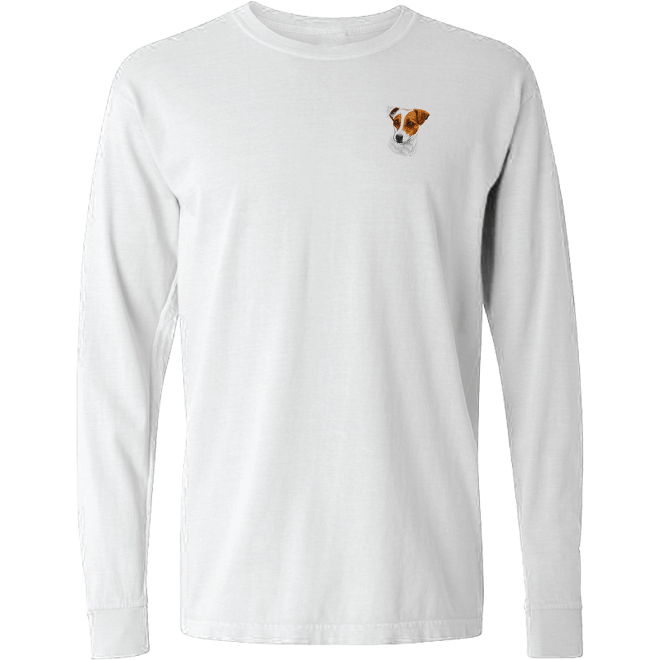 Parson Russell Terrier Embroidered Classic Long Sleeve Shirt