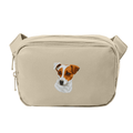 Parson Russell Terrier Embroidered Crossbody Bag