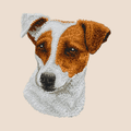Parson Russell Terrier Embroidered Tote