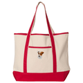 Parson Russell Terrier Embroidered Tote