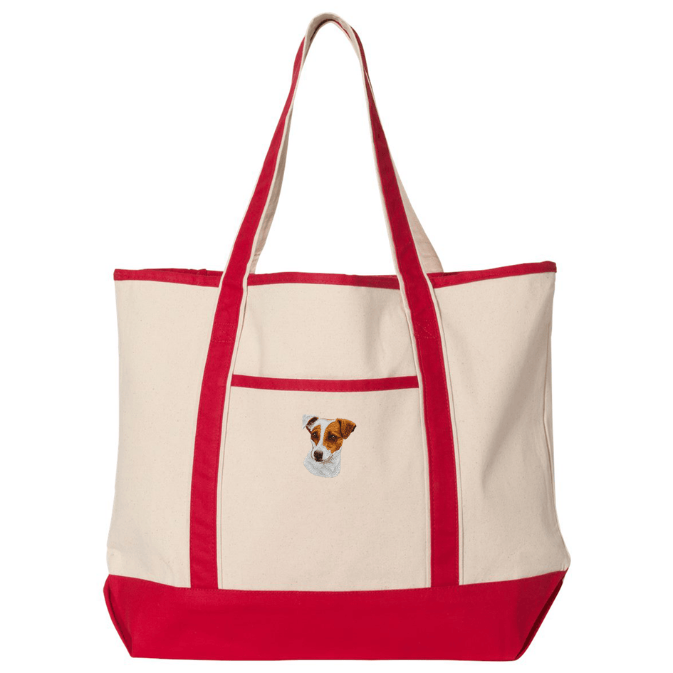 Parson Russell Terrier Embroidered Tote