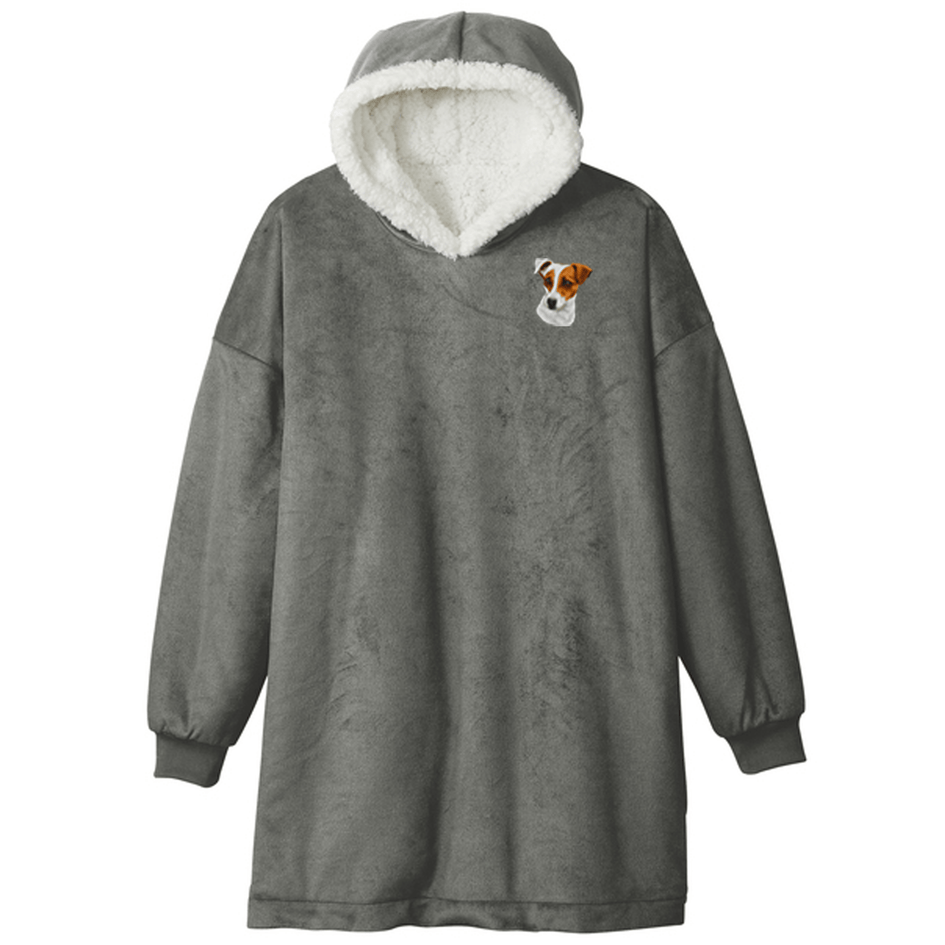 Parson Russell Terrier Embroidered Wearable Blanket