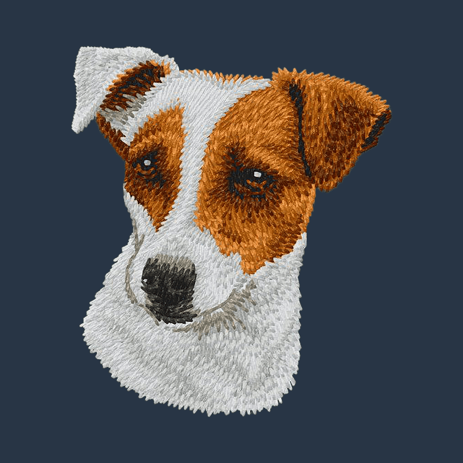 Parson Russell Terrier Embroidered Wearable Blanket
