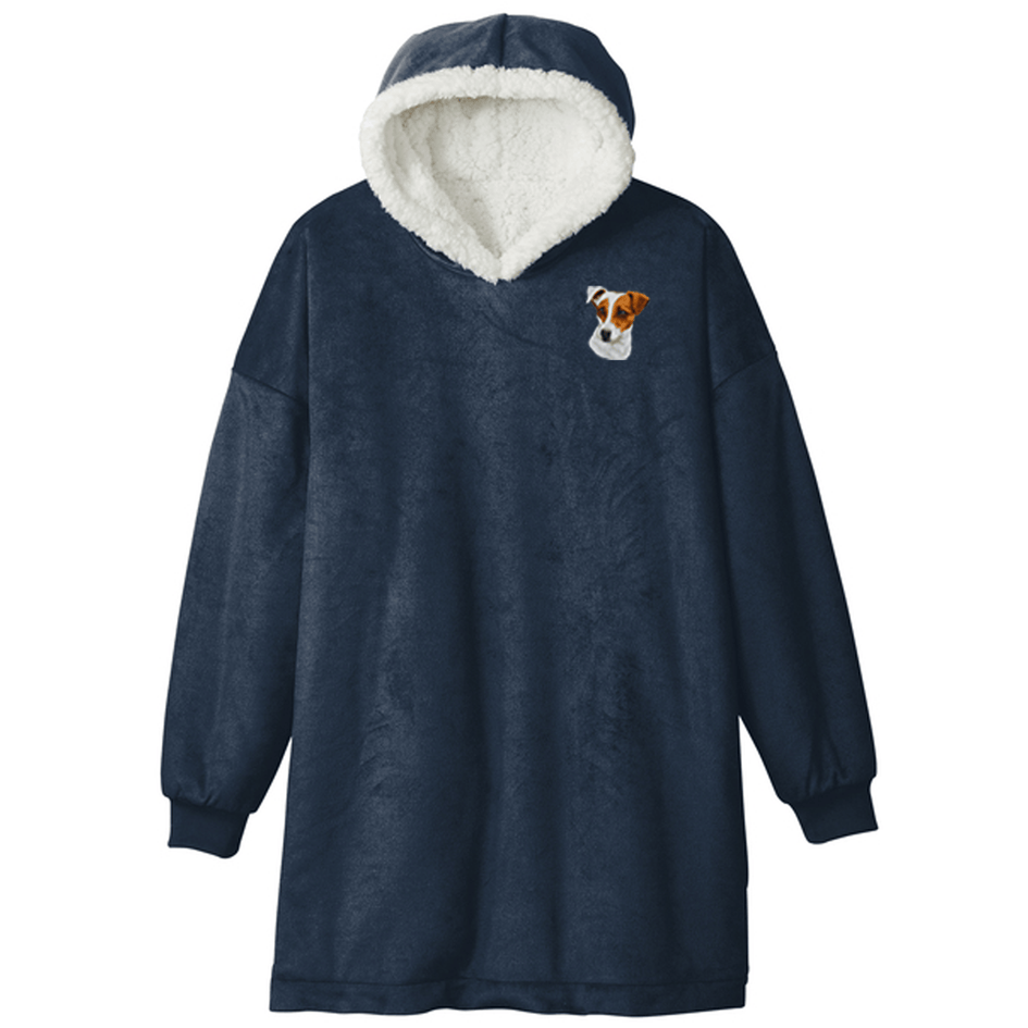 Parson Russell Terrier Embroidered Wearable Blanket